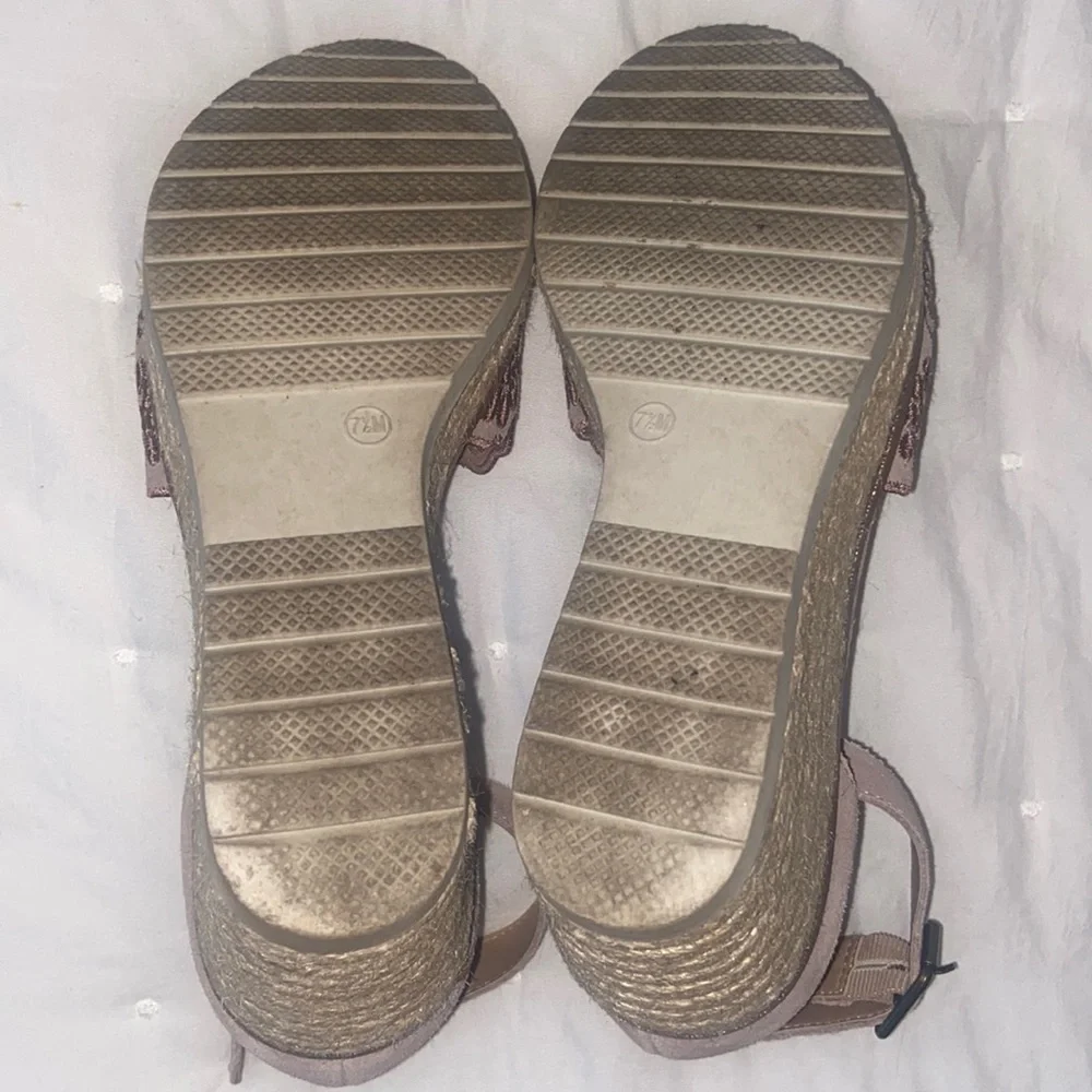 Mauve Espadrille Wedge - Picture 6 of 6